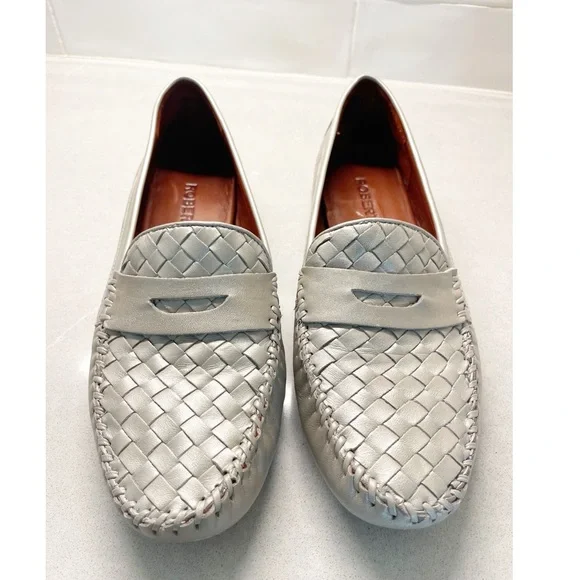 ROBERT ZUR  PETRA TRUE GLOVE LEATHER WOVEN DRIVING LOAFER - Picture 6 of 16